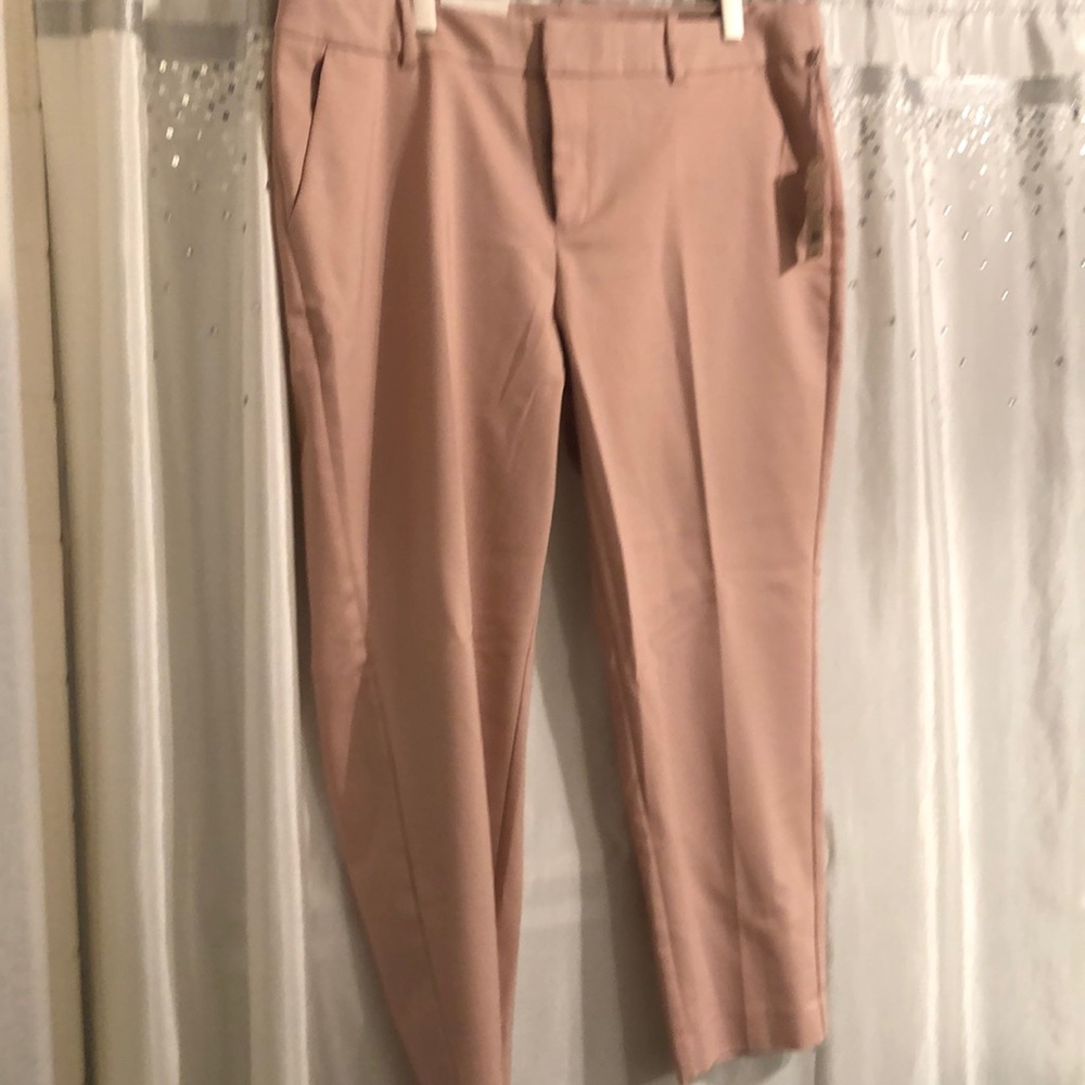 A new day slim ankle stretch pale pink dress pant!